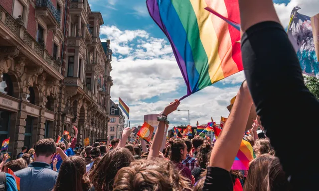 Afbeelding van Hoe is de regenboogvlag ontstaan?