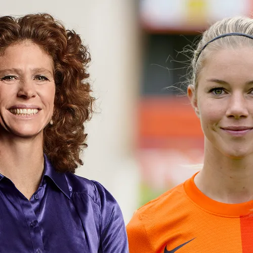 Afbeelding van Anouk Hoogendijk (40) en Barbara Barend (51) over vrouwenvoetbal: ‘De weg die een meisje moet bewandelen is nog altijd anders’
