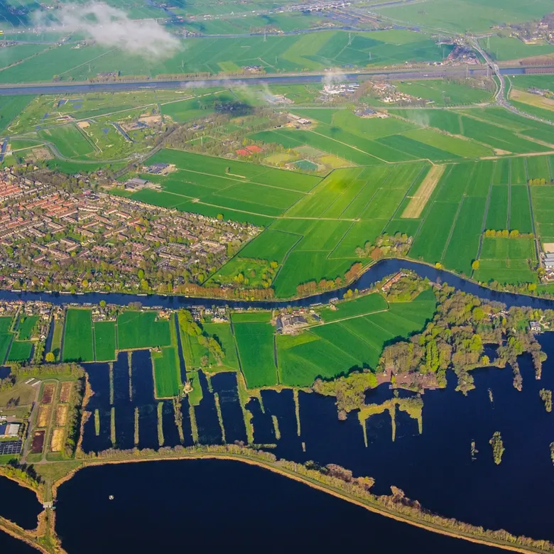 Afbeelding van Welk deel van Nederland ligt onder de zeespiegel?