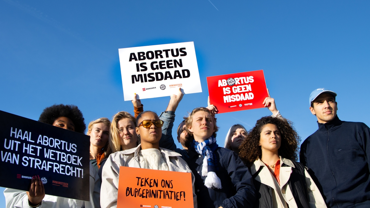 Campagnebeeld Abortus is geen misdaad