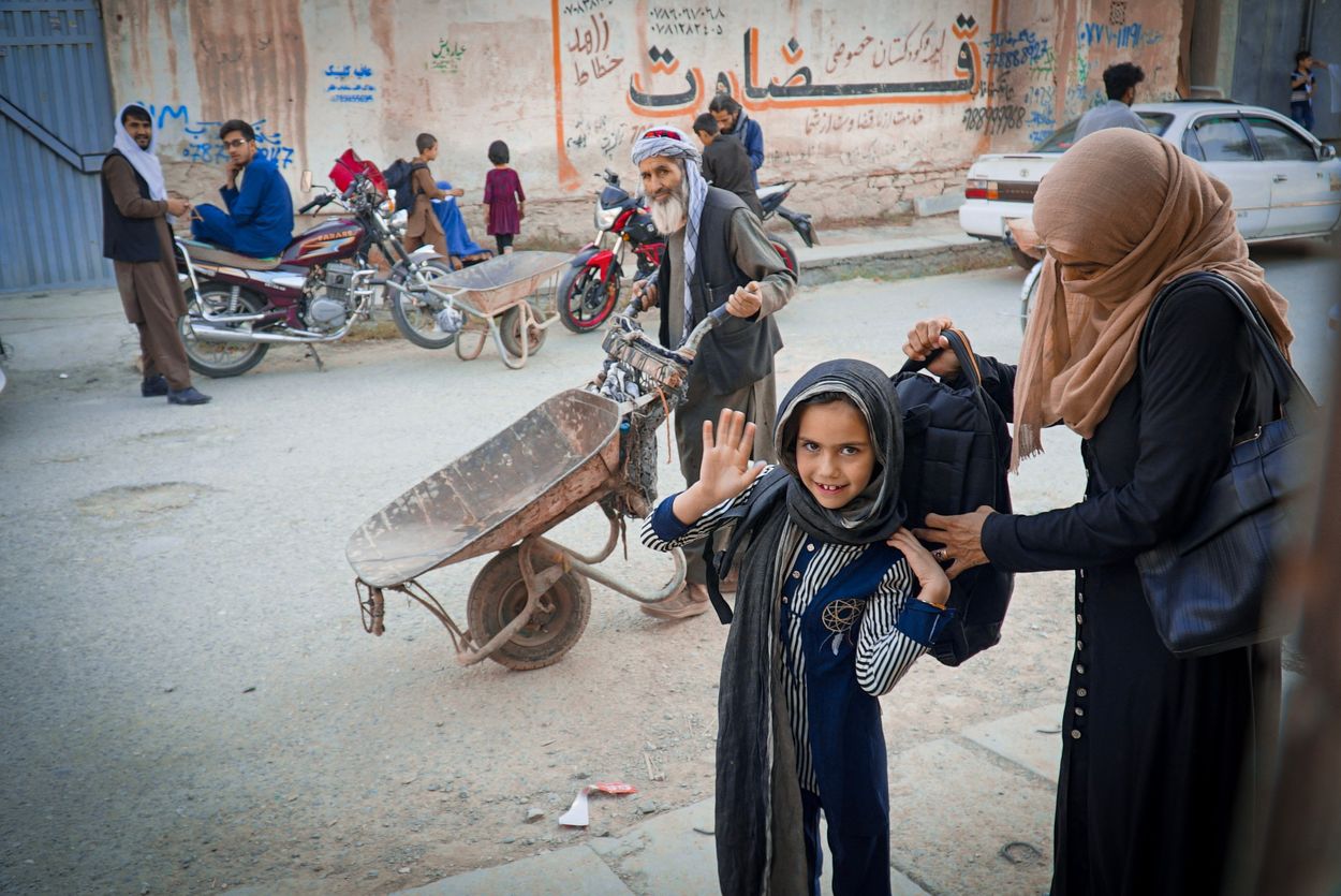 Meisje in Kabul