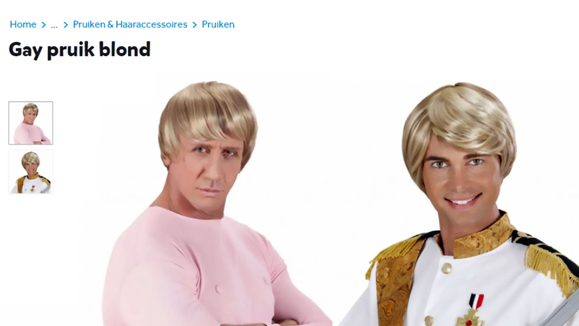 gay pruik