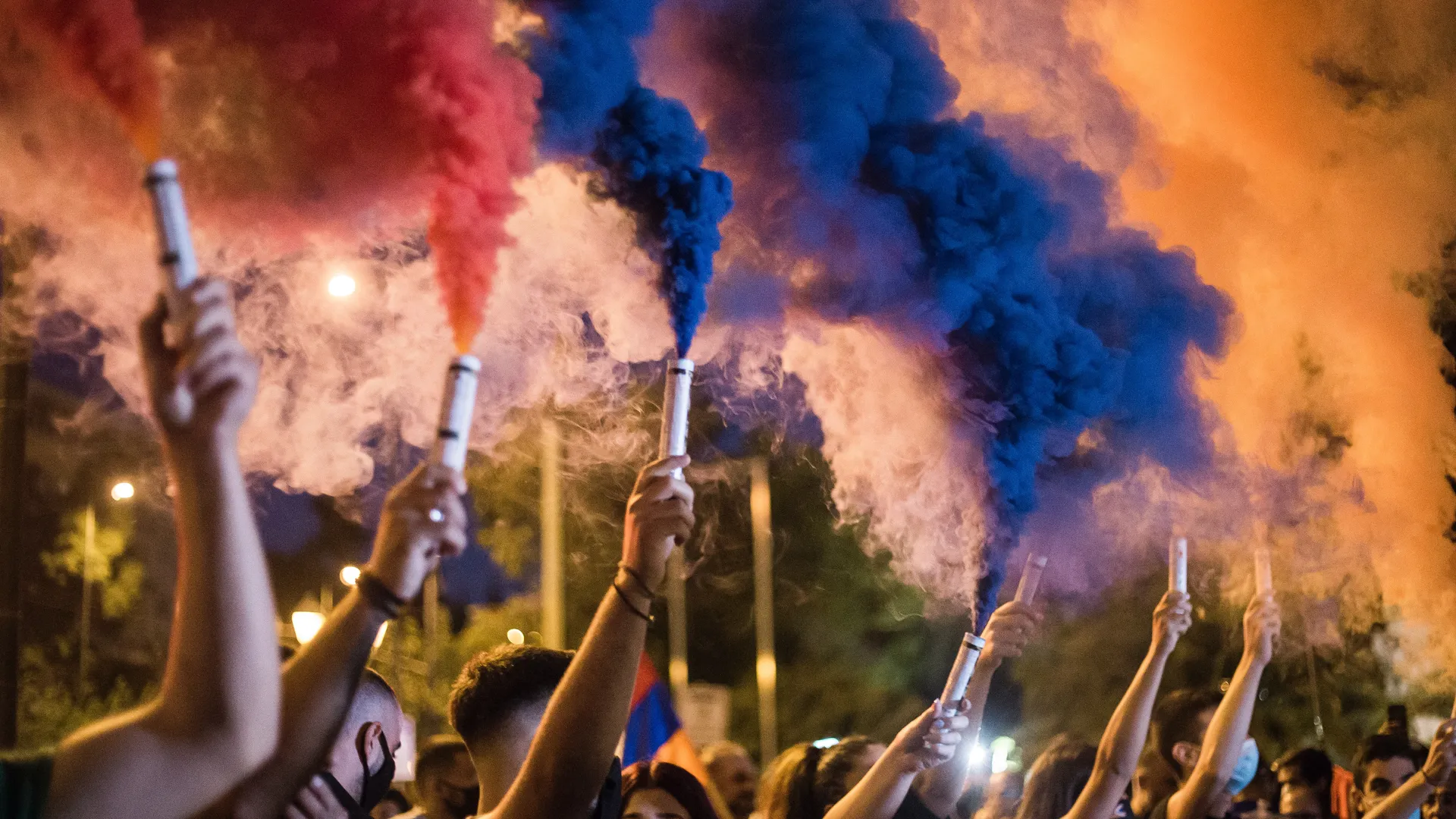 Protest in Athene