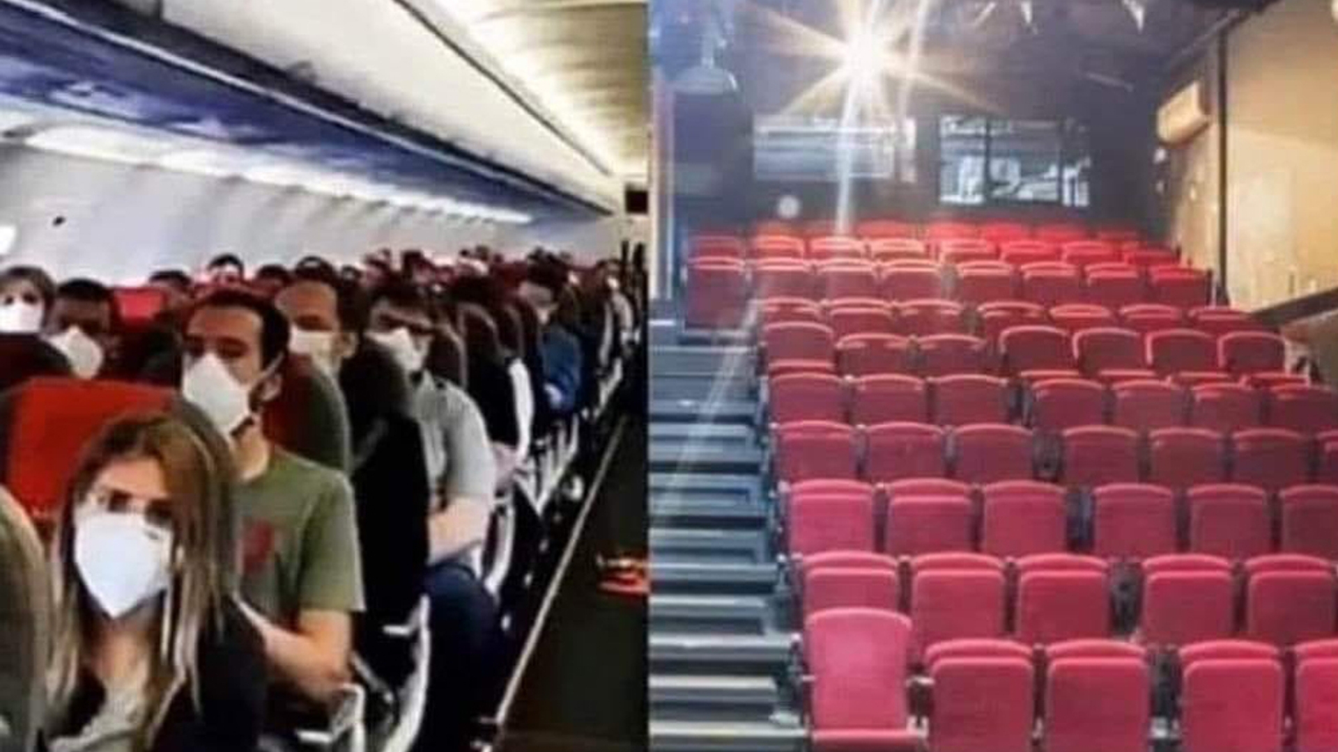 Vliegtuig vs theater