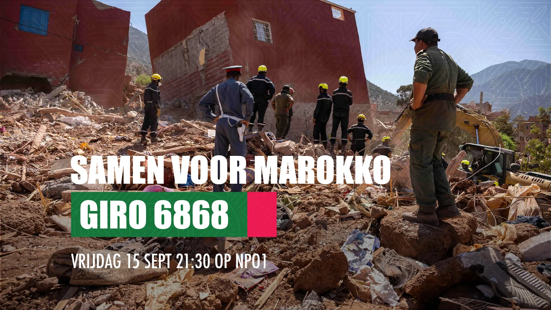 Afbeelding van Speciale tv-uitzending: Samen voor Marokko