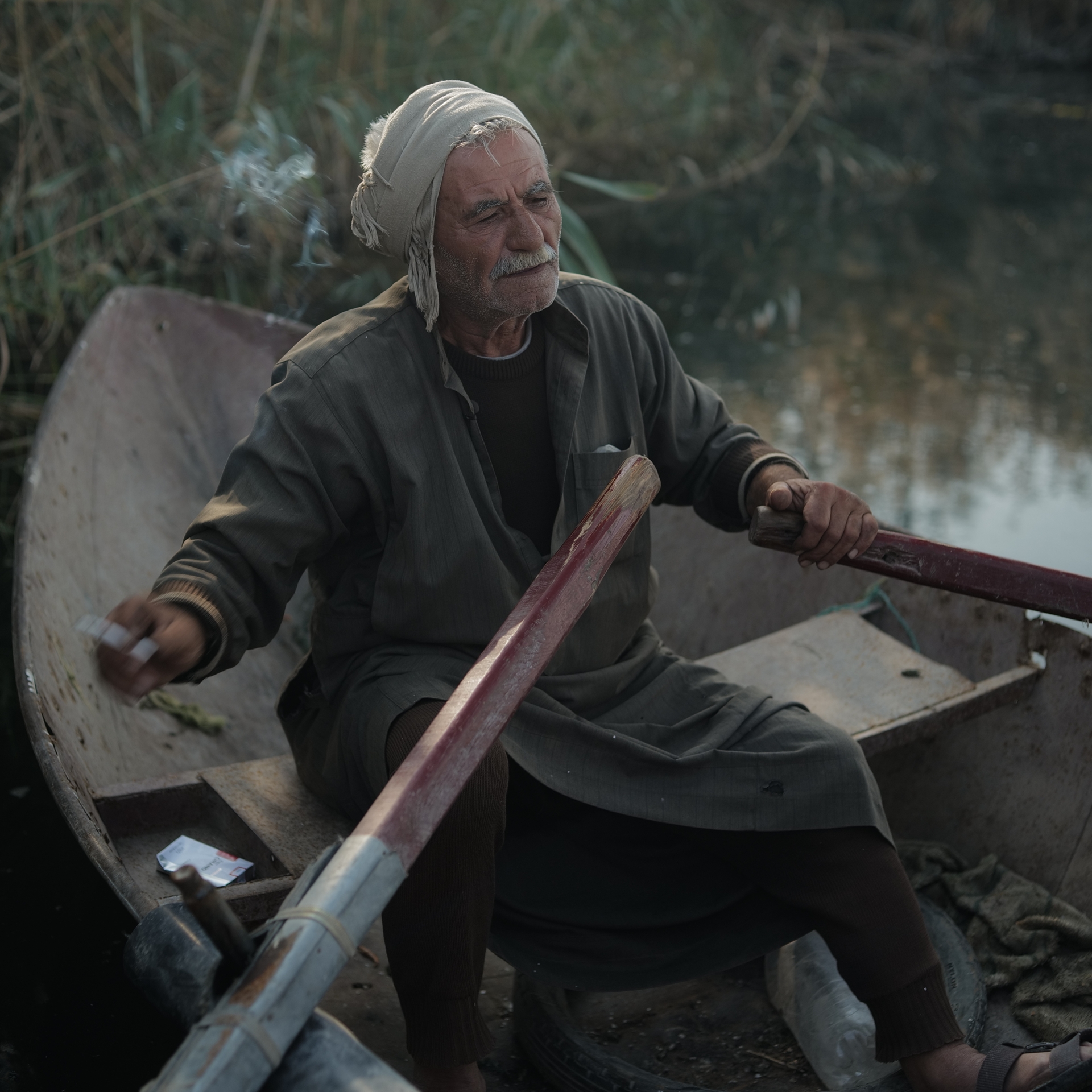 Een visser uit Raqqa