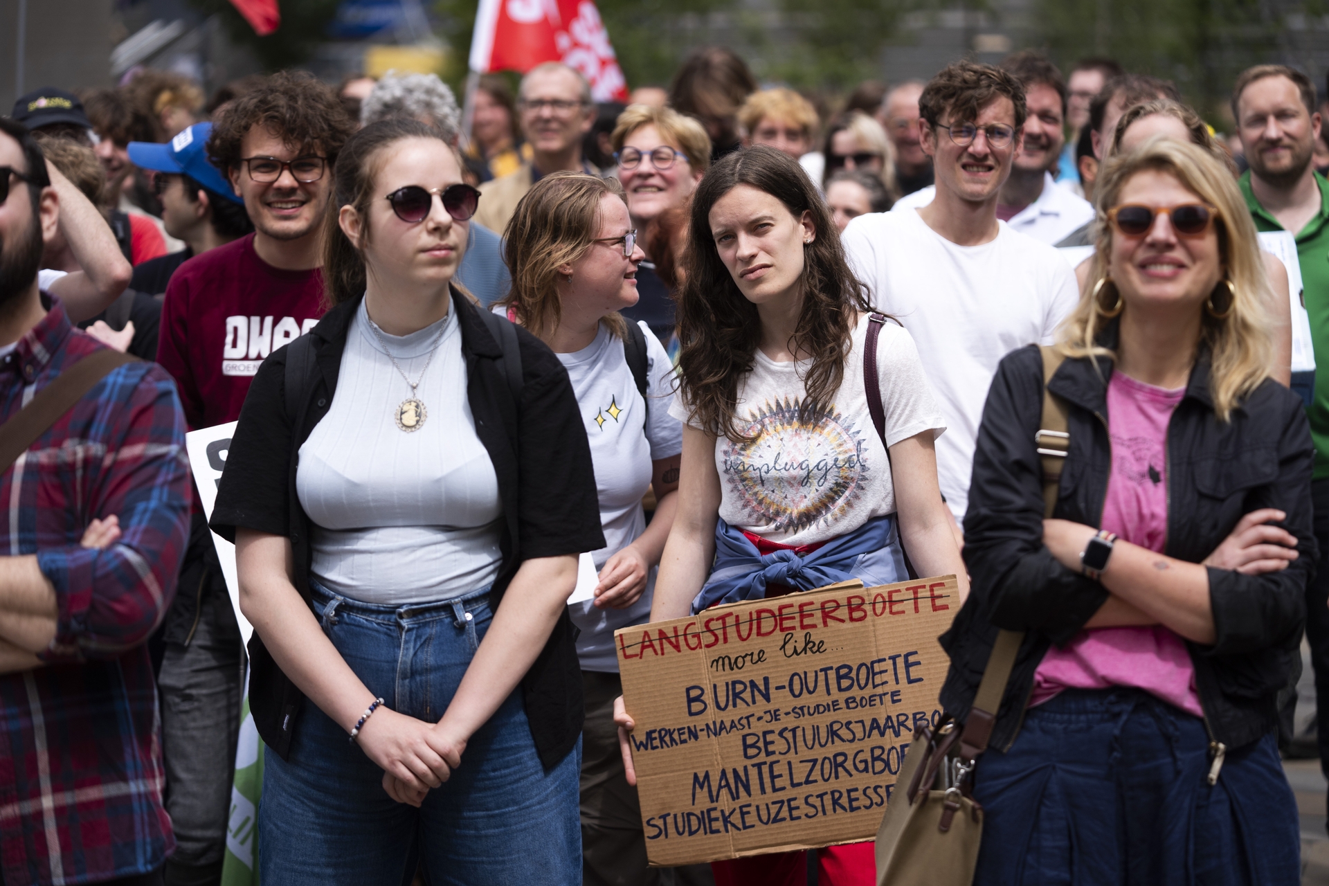 Afbeelding van Deze studenten staan op tegen de langstudeerboete: 'We pikken de plannen niet zomaar'