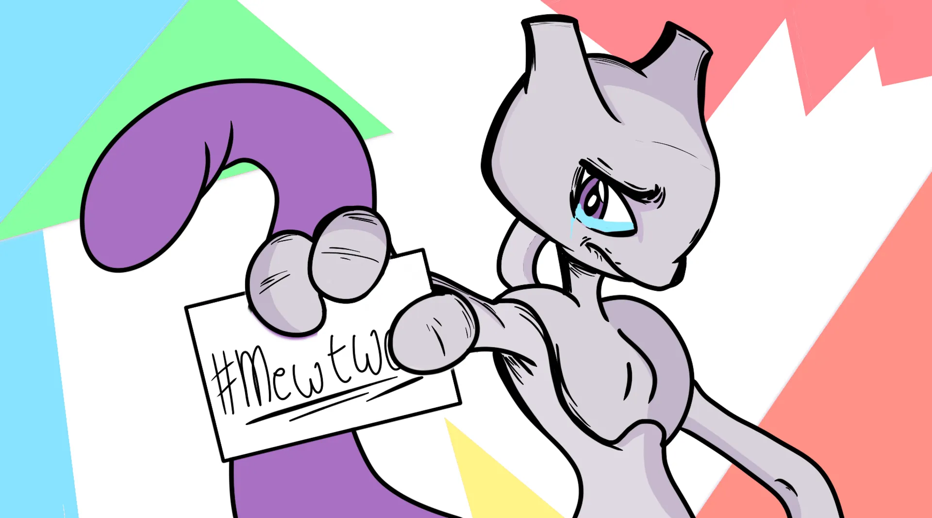 Afbeelding van #MeToo, #MeTwo, #Mewtwo