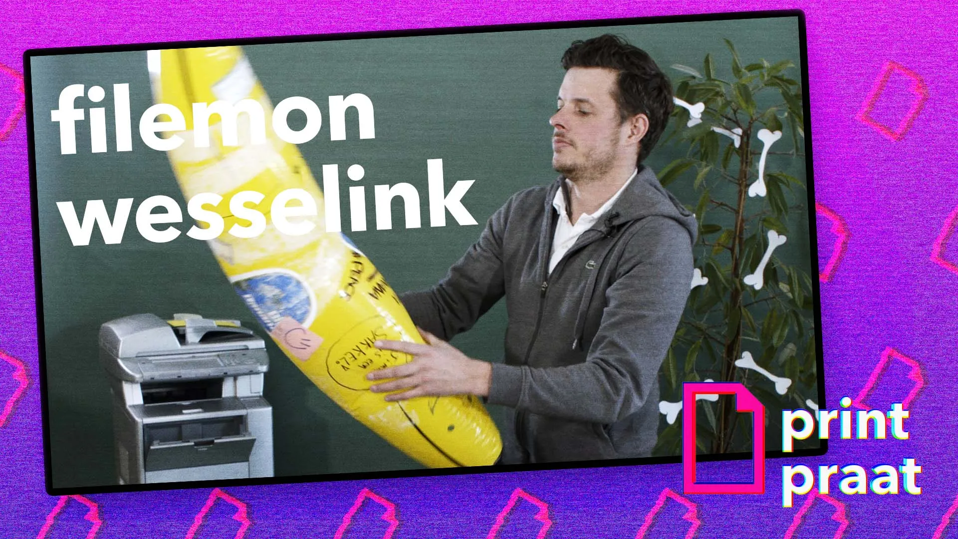 Afbeelding van Random bananen en geheime nieuwe programma's met Filemon Wesselink