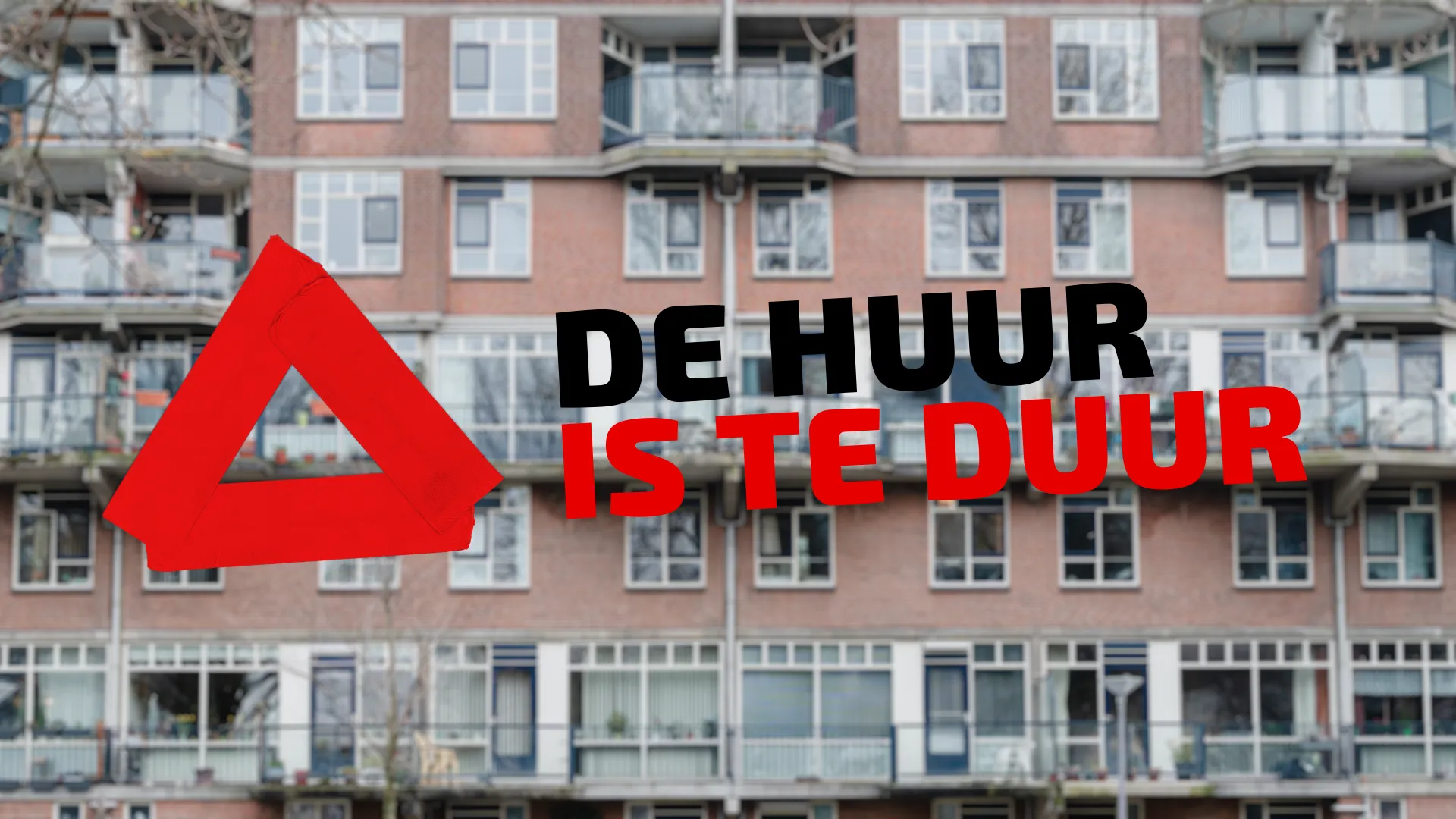 Afbeelding van De Huur Is Te Duur: BNNVARA opent protestcamping in Rotterdam