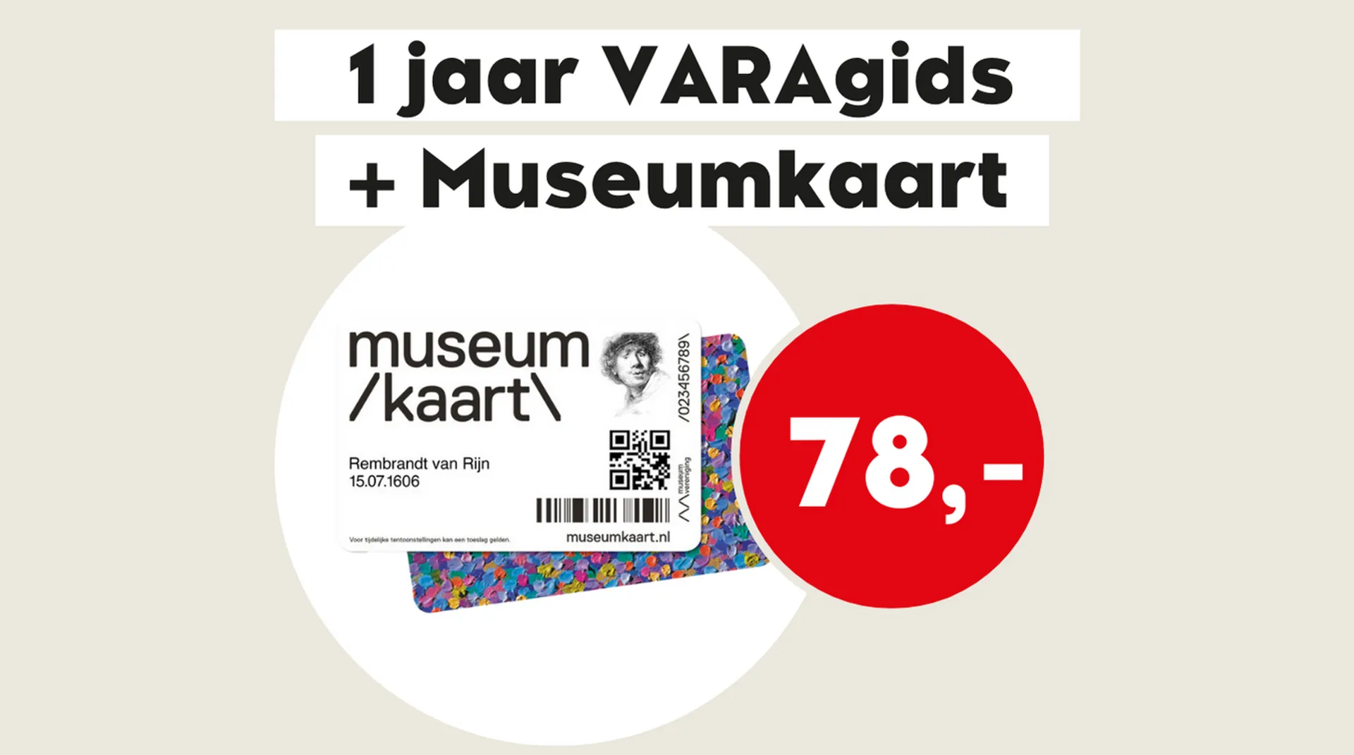 1 jaar VARAgids + Museumkaart