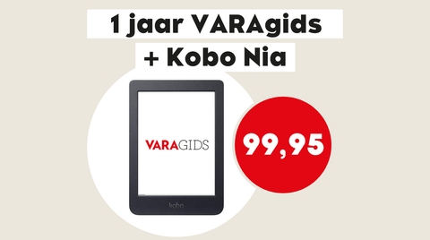Kobo Nia - E-reader - 6 inch - 8GB - Zwart