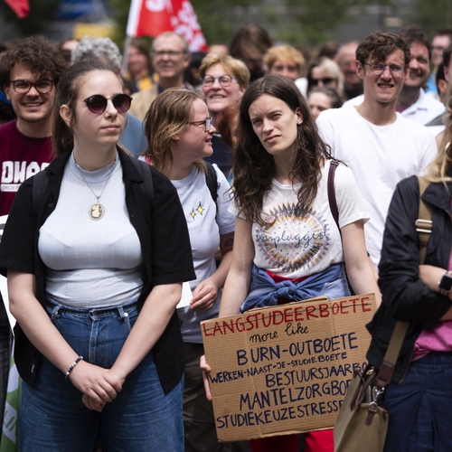 Deze studenten staan op tegen de langstudeerboete: 'We pikken de plannen niet zomaar'