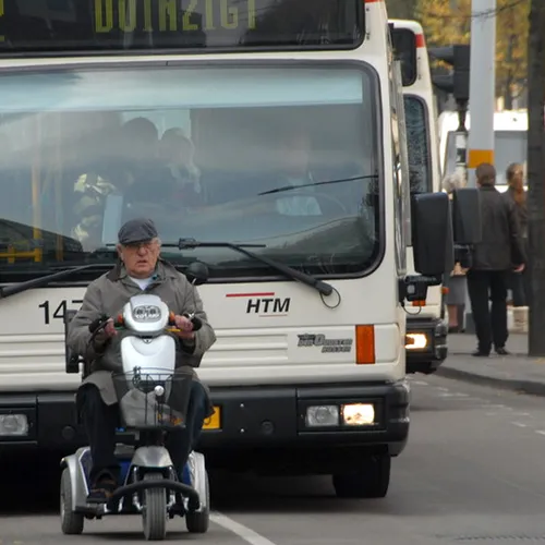 Scootmobiel gevaarlijkste vervoermiddel