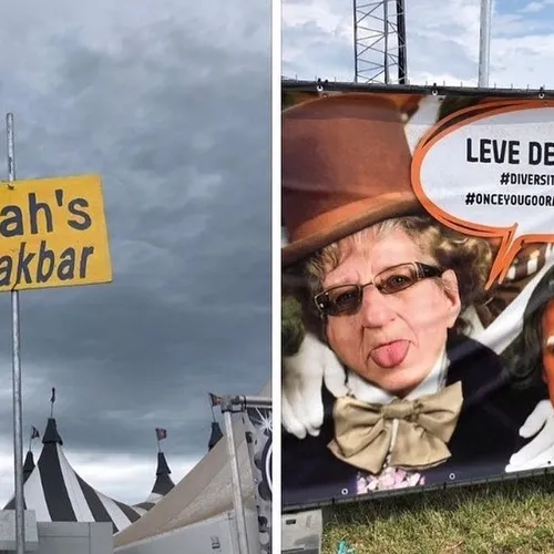 Wat was dat nou met die bordjes op Zwarte Cross?