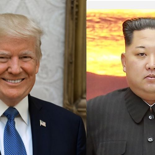Afbeelding van Trump schudde Kim de hand, noemde ‘m dik, en daarna aten ze een ijsje